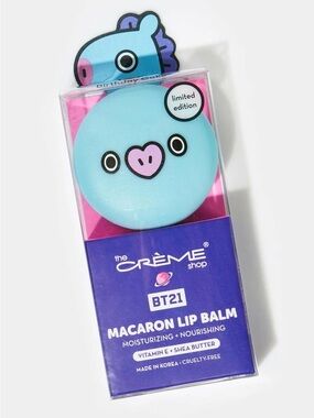🛍️3/$20🛍️ The Creme Shop X BT21 Birthday Cake Macaron Lip Balm Lips